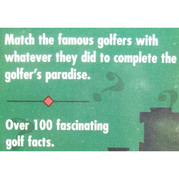 Which Golfer Did That Trivia Quiz Jigsaw Puzzle BGi Games 252 Pieces Vintage New - Picture 4 of 4